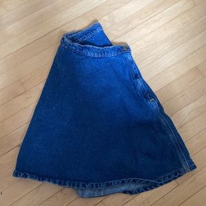 American Apparel denim skirt